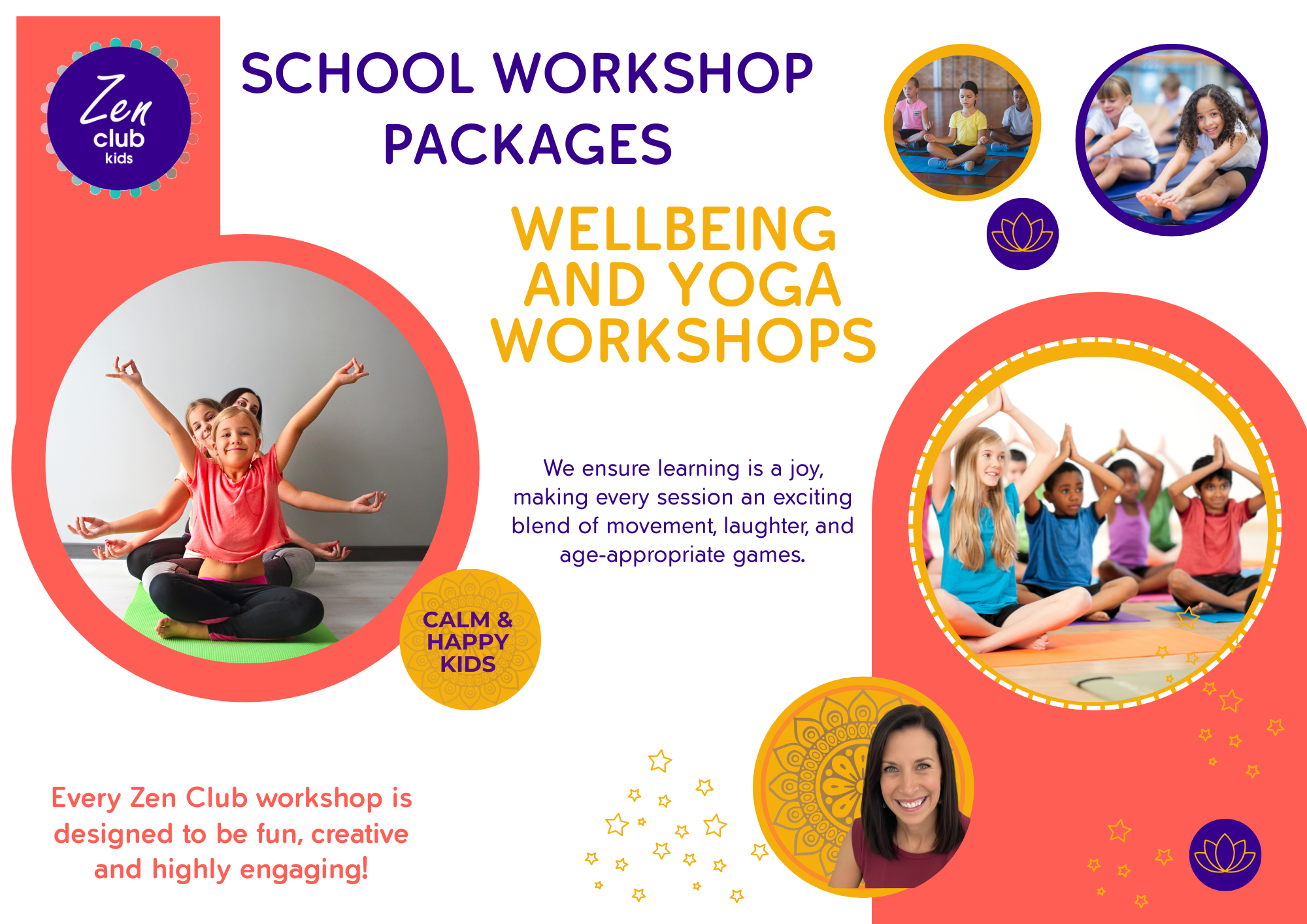 Zen Club school workshops brochure